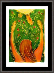 Wall Frame Espresso - St. Magdalene at Easter by J. Lonneman