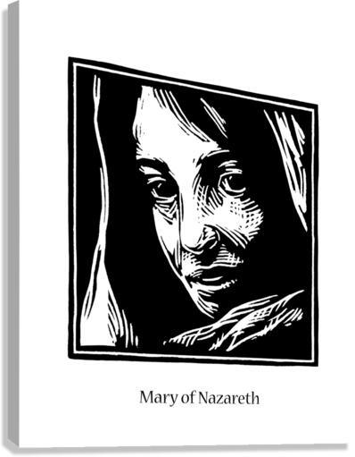Canvas Print - Mary of Nazareth by J. Lonneman