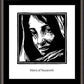 Wall Frame Espresso, Matted - Mary of Nazareth by Julie Lonneman - Trinity Stores