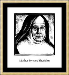Wall Frame Gold - Mother Bernard Sheridan by J. Lonneman