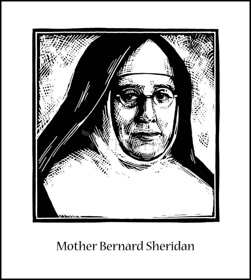Metal Print - Mother Bernard Sheridan by Julie Lonneman - Trinity Stores