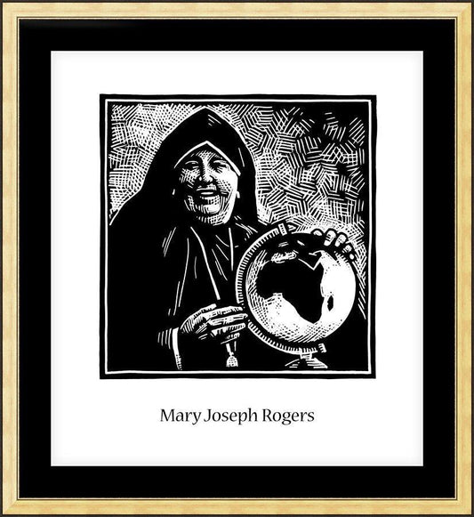 Wall Frame Gold, Matted - Mother Mary Joseph Rogers by J. Lonneman