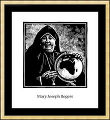 Wall Frame Gold - Mother Mary Joseph Rogers by J. Lonneman
