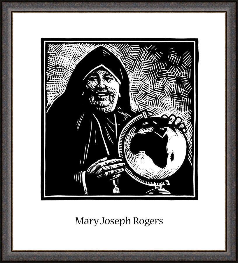 Wall Frame Espresso - Mother Mary Joseph Rogers by J. Lonneman