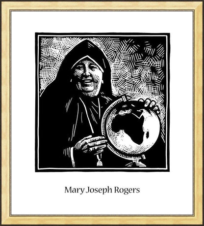 Wall Frame Gold - Mother Mary Joseph Rogers by J. Lonneman