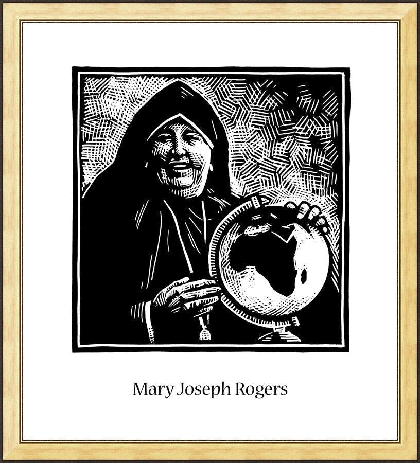Wall Frame Gold - Mother Mary Joseph Rogers by Julie Lonneman - Trinity Stores