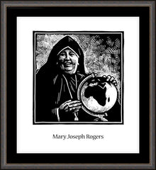 Wall Frame Espresso - Mother Mary Joseph Rogers by J. Lonneman