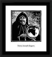 Wall Frame Black - Mother Mary Joseph Rogers by J. Lonneman