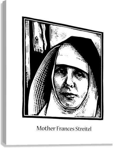 Canvas Print - Mother Frances Streitel by J. Lonneman