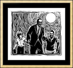 Wall Frame Gold - Martin Luther King's Dream by J. Lonneman
