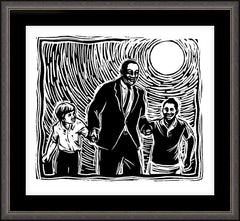 Wall Frame Espresso - Martin Luther King's Dream by J. Lonneman