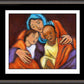 Wall Frame Espresso, Matted - Mother of Mercy by J. Lonneman