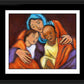 Wall Frame Black, Matted - Mother of Mercy by J. Lonneman