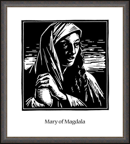 Wall Frame Espresso - St. Mary Magdalene by Julie Lonneman - Trinity Stores