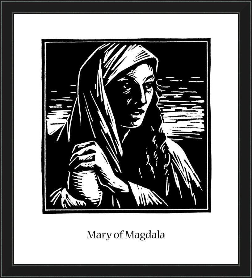 Wall Frame Black - St. Mary Magdalene by J. Lonneman