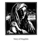 Wall Frame Black, Matted - St. Mary Magdalene by J. Lonneman