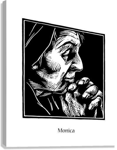 Canvas Print - St. Monica by J. Lonneman
