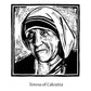 Wall Frame Gold, Matted - St. Teresa of Calcutta by Julie Lonneman - Trinity Stores