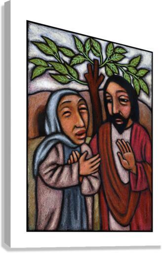 Canvas Print - Lent, 5th Sunday - Martha Pleads With Jesus by J. Lonneman
