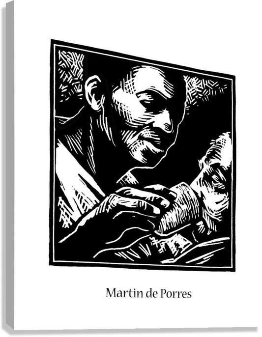Canvas Print - St. Martin de Porres by J. Lonneman