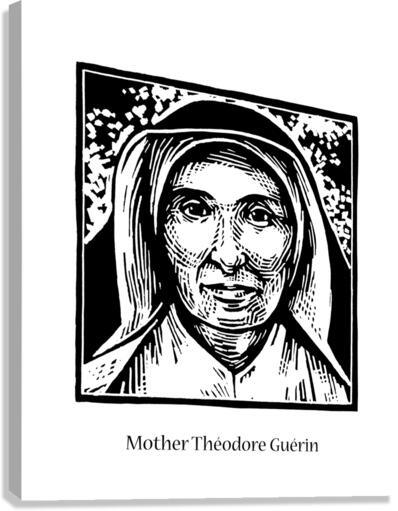 Canvas Print - St. Mother Théodore Guérin by Julie Lonneman - Trinity Stores
