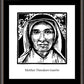 Wall Frame Espresso, Matted - St. Mother Théodore Guérin by Julie Lonneman - Trinity Stores