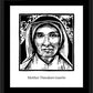 Wall Frame Black, Matted - St. Mother Théodore Guérin by Julie Lonneman - Trinity Stores