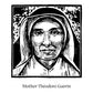 Wall Frame Espresso, Matted - St. Mother Théodore Guérin by Julie Lonneman - Trinity Stores