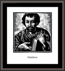 Wall Frame Espresso - St. Matthew by J. Lonneman