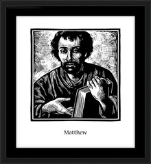 Wall Frame Black - St. Matthew by J. Lonneman
