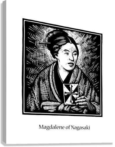 Canvas Print - St. Magdalene of Nagasaki by Julie Lonneman - Trinity Stores