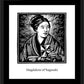 Wall Frame Black, Matted - St. Magdalene of Nagasaki by Julie Lonneman - Trinity Stores