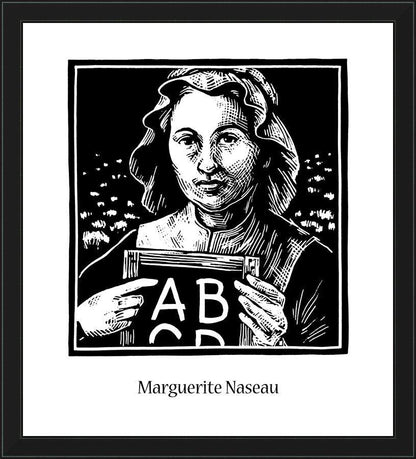 Wall Frame Black - Marguerite Naseau by J. Lonneman