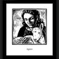 Wall Frame Black, Matted - St. Agnes by Julie Lonneman - Trinity Stores