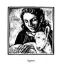 Metal Print - St. Agnes by Julie Lonneman - Trinity Stores