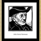 Wall Frame Gold, Matted - St. John Henry Newman by Julie Lonneman - Trinity Stores