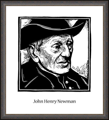 Wall Frame Espresso - St. John Henry Newman by J. Lonneman