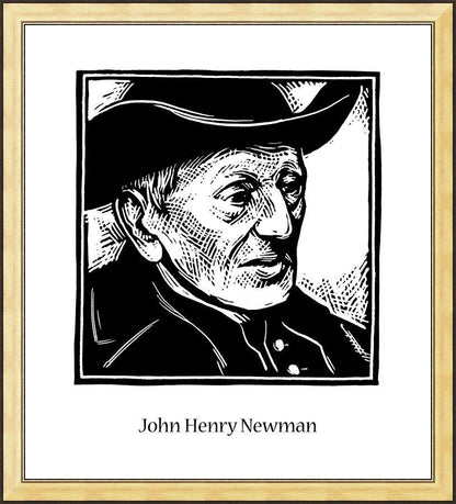 Wall Frame Gold - St. John Henry Newman by J. Lonneman