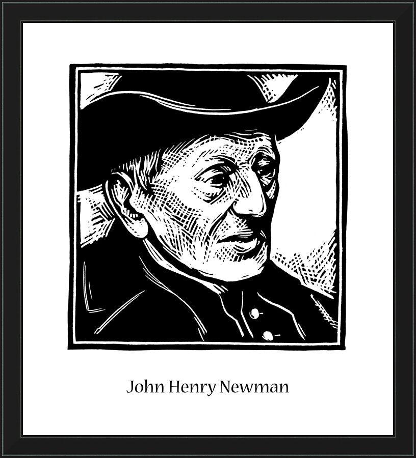 Wall Frame Black - St. John Henry Newman by Julie Lonneman - Trinity Stores