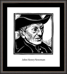 Wall Frame Espresso - St. John Henry Newman by J. Lonneman