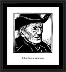 Wall Frame Black - St. John Henry Newman by J. Lonneman