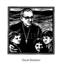 Acrylic Print - St. Oscar Romero by Julie Lonneman - Trinity Stores