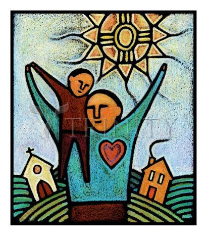 Metal Print - Parent and Child by Julie Lonneman - Trinity Stores