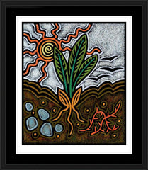 Wall Frame Black - Parable of the Seed by J. Lonneman