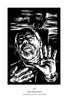Metal Print - Scriptural Stations of the Cross 04 - Peter Denies Jesus by Julie Lonneman - Trinity Stores