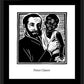 Wall Frame Black, Matted - St. Peter Claver by J. Lonneman
