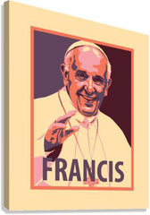 Canvas Print - Pope Francis by J. Lonneman