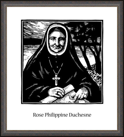 Wall Frame Espresso - St. Rose Philippine Duchesne by J. Lonneman