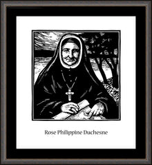 Wall Frame Espresso - St. Rose Philippine Duchesne by J. Lonneman