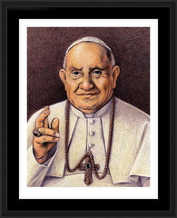 Wall Frame Black - St. John XXIII by J. Lonneman